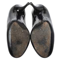 مملوكة مسبقًا Louis Vuitton Black Patent Leather Oh Really! Pumps Size 37.5