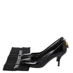 مملوكة مسبقًا Louis Vuitton Black Patent Leather Oh Really! Pumps Size 37.5