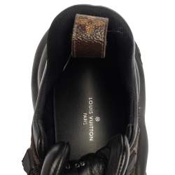 مملوكة مسبقًا Louis Vuitton Black Monogram Canvas And Mesh LV Archlight Sneakers Size 35.5