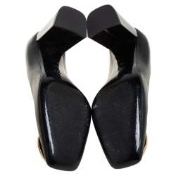 مملوكة مسبقًا Louis Vuitton Black Leather Madeleine Pumps Size 37.5
