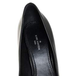 مملوكة مسبقًا Louis Vuitton Black Leather Madeleine Pumps Size 37.5