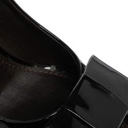 مملوكة مسبقًا  Louis Vuitton Amarante Monogram Vernis True Peep Toe Platform Pumps Size 38