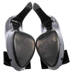 مملوكة مسبقًا  Louis Vuitton Amarante Monogram Vernis True Peep Toe Platform Pumps Size 38