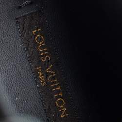 Pre Owned Louis Vuitton Black Patent Leather Chelsea Ankle Boots Size 37