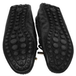 مملوكة مسبقًا حذاء لوفرز لوى فيتون سليب أون غلوريا جلد أسود مقاس 36.5 