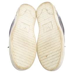 Louis Vuitton Monogram Canvas and Patent Leather Frontrow Low Top Sneakers Size 40