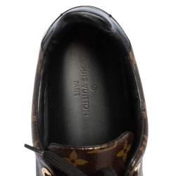 Louis Vuitton Monogram Canvas and Patent Leather Frontrow Low Top Sneakers Size 40