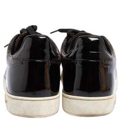 Louis Vuitton Monogram Canvas and Patent Leather Frontrow Low Top Sneakers Size 40