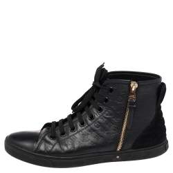 Louis Vuitton Black Empreinte Leather Stellar High Top Sneakers Size 37.5  For Sale at 1stDibs  louis vuitton black high top sneakers, louis vuitton  black high top shoes, louis vuitton high top