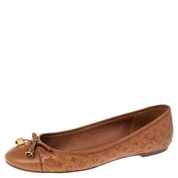 Louis Vuitton Women's Gold Dice Cube Ballerina Flats