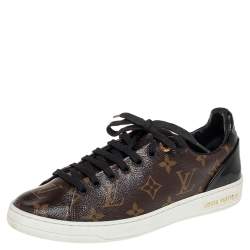 Louis Vuitton Patent Leather Front Row Sneakers - Size 7.5 / 37.5