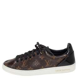 Louis Vuitton Gold Patent Leather Frontrow Sneakers Size 6.5/37 - Yoogi's  Closet