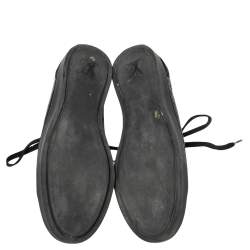 مملوكة مسبقًا Louis Vuitton Black Monogram Empreinte Leather And Suede Low Top Sneakers Size 38