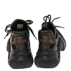 Louis Vuitton Brown Monogram Canvas And Mesh LV Archlight Sneakers Size 38 