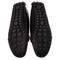 Pre Owned حذاء لوفرز لوي فيتون سليب أون أوكسفورد جلد لامع عنابي مقاس 38.5