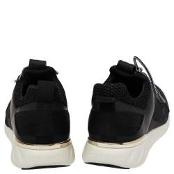 Pre Owned حذاء رياضي لوي فيتون أفترغيم شبكة وجلد أسود مونوغرامي مقاس 36.5