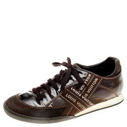 Louis Vuitton Women's Time Out Sneakers Monogram Embossed Leather