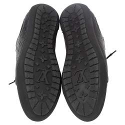 مملوكة مسبقًا حذاء رياضي لوي فيتون توكان جلد أسود مونوغرامي مقاس 39