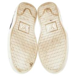 Pre Owned Louis Vuitton Monogram Coated Canvas Slip on Sneakers Size 36.5