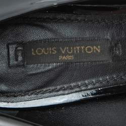 مملوكة مسبقًا Louis Vuitton Black Patent Leather Oh Really! Platform Pumps Size 39
