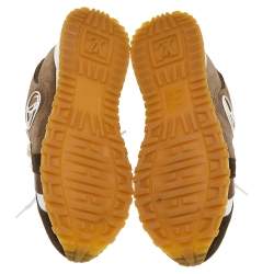 مملوكة مسبقًا Louis Vuitton Multicolor Leather And Suede Run Away Sneakers Size 39
