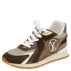 مملوكة مسبقًا Louis Vuitton Multicolor Leather And Suede Run Away Sneakers Size 39