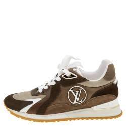 مملوكة مسبقًا Louis Vuitton Multicolor Leather And Suede Run Away Sneakers Size 39