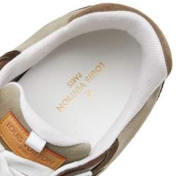 مملوكة مسبقًا Louis Vuitton Multicolor Leather And Suede Run Away Sneakers Size 39