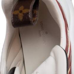 مملوكة مسبقًا حذاء رياضي لوي فيتون أرشلايت شبك وجلد متعدد الألوان عنق منخفض مقاس 38.5  