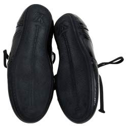 مملوكة مسبقًا Louis Vuitton Black Patent Leather Low Top Sneakers Size 37