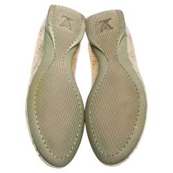 Pre Owned حذاء رياضي لوي فيتون ترينر جلد ذهبي ميتاليك بنقشة مونوغرامي مقاس 40.5