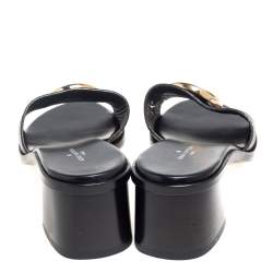 Pre Owned صندل سلايد لوي فيتون لوك إيت كانفاس مونوغرامي مقاس 40