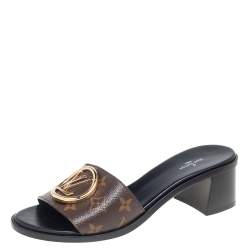 Pre Owned صندل سلايد لوي فيتون لوك إيت كانفاس مونوغرامي مقاس 40