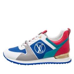 Louis Vuitton Multicolor Leather And Mesh Run Away Sneakers Size 39