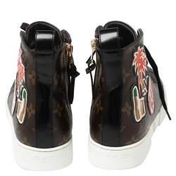 مملوكة مسبقًا Louis Vuitton Monogram Canvas High Top Sneakers Size 38