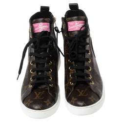 مملوكة مسبقًا Louis Vuitton Monogram Canvas High Top Sneakers Size 38