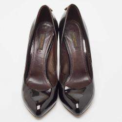 مملوكة مسبقًا Louis Vuitton Burgundy Patent Leather Oh Really! Pumps Size 38.5