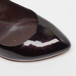 ممل وكة مسبقًا Louis Vuitton Burgundy Patent Leather Oh Really! Pumps Size 38.5