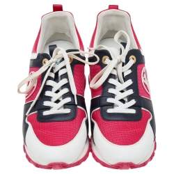 Louis Vuitton Multicolor Leather And Mesh Run Away Low Top Sneakers Size 37.5
