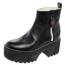 Louis Vuitton Laureate Platform Chelsea Boot BLACK. Size 38.0