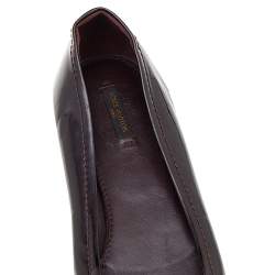 Louis Vuitton Amarante Patent Leather Ballet Flats Size 40.5