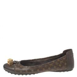 Louis Vuitton Women's Gold Dice Cube Ballerina Flats