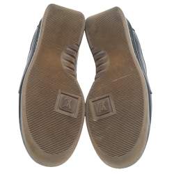 مملوكة مسبقًا Louis Vuitton Black Leather Low Top Sneakers Size 38