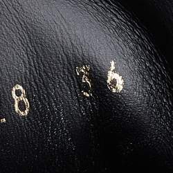 Louis Vuitton Black/Brown Monogram Canvas And Suede Run Away Sneakers Size 36