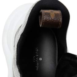 مملوكة مسبقًا حذاء رياضي لوي فيتون أرش لايت جلد وشبكة ثلاثي اللون مقاس 36