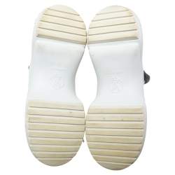 مملوكة مسبقًا حذاء رياضي لوي فيتون أرش لايت جلد وشبكة ثلاثي اللون مقاس 36