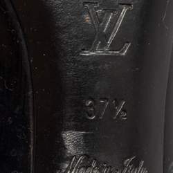 مملوكة مسبقًا Louis Vuitton Black Patent Leather Lock It Pumps Size 37.5