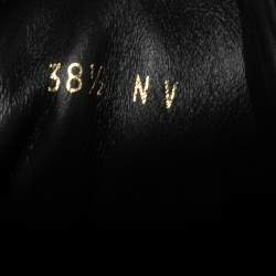 Pre Owned Louis Vuitton Brown/Black Canvas And Suede Run Away  Sneakers Size 38.5