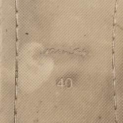 Pre Owned Louis Vuitton Navy Blue  Denim  Espadrilles Flats Size 40