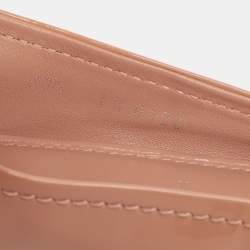 مملوكة مسبقًا حذاء باليرينا فلات اكسفورد لوي فيتون جلد لامع بيج مقاس 37.5